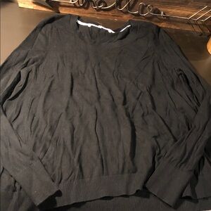 Victoria secret Black Crewneck swing Sweater medium